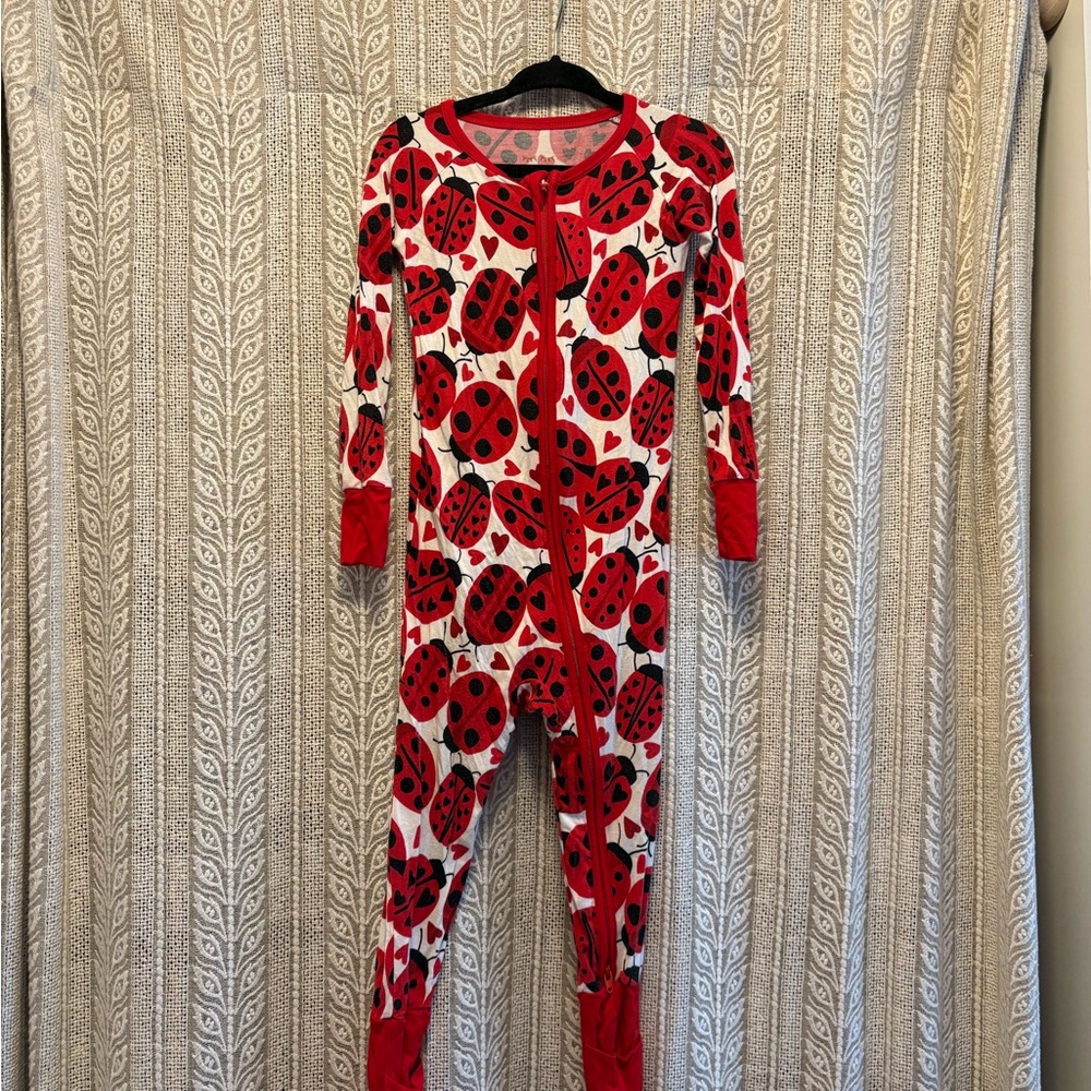 Little Sleepies Red Ladybug Kids One Piece